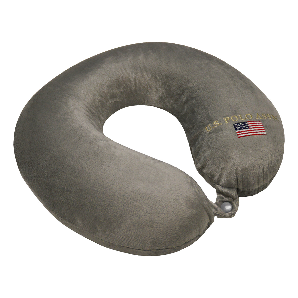 U.S. Polo Assn. Plush Memory Foam Travel Neck Pillow