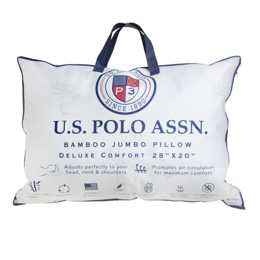 U.S. Polo Assn. Jumbo Bamboo Pillow