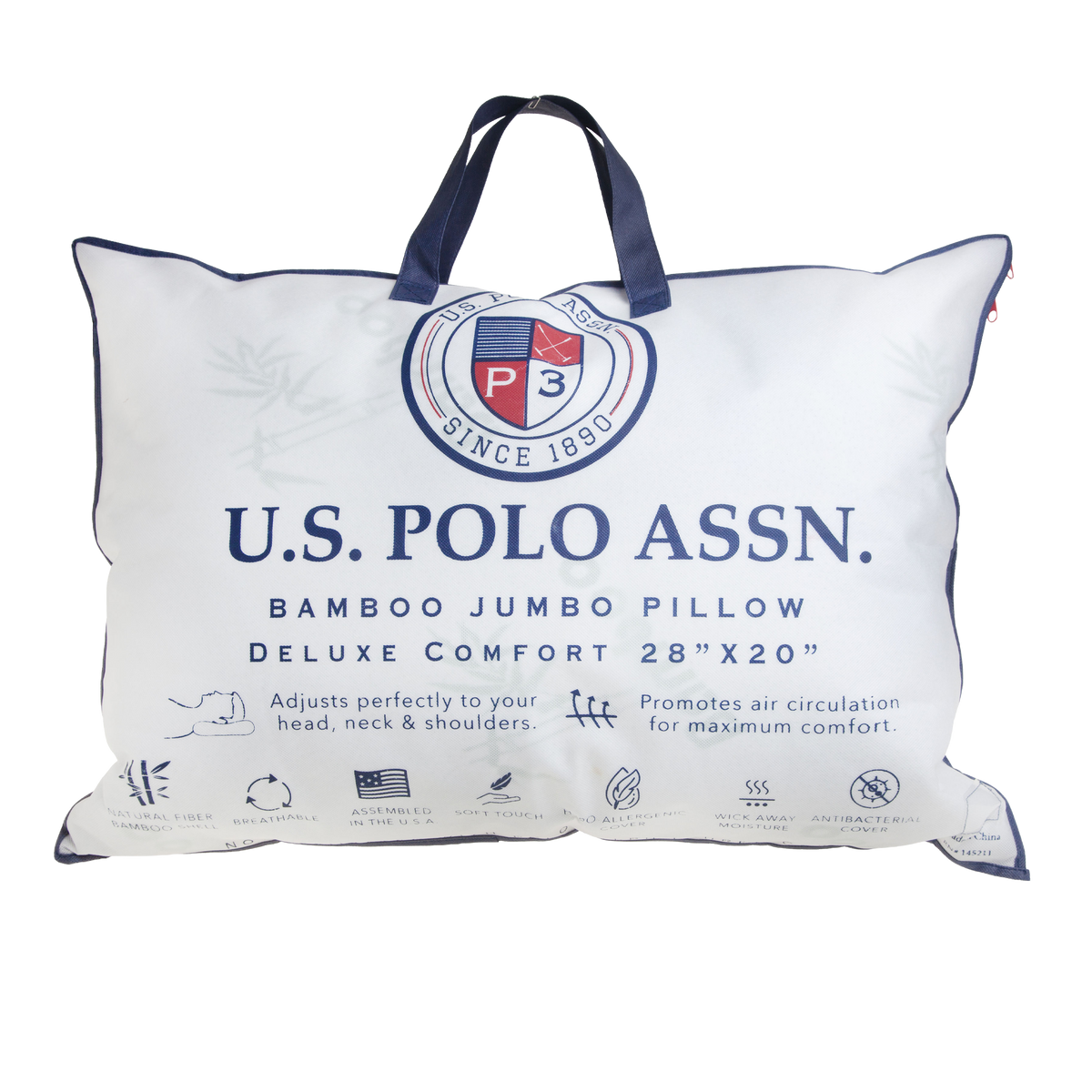 U.S. Polo Assn. Jumbo Bamboo Pillow