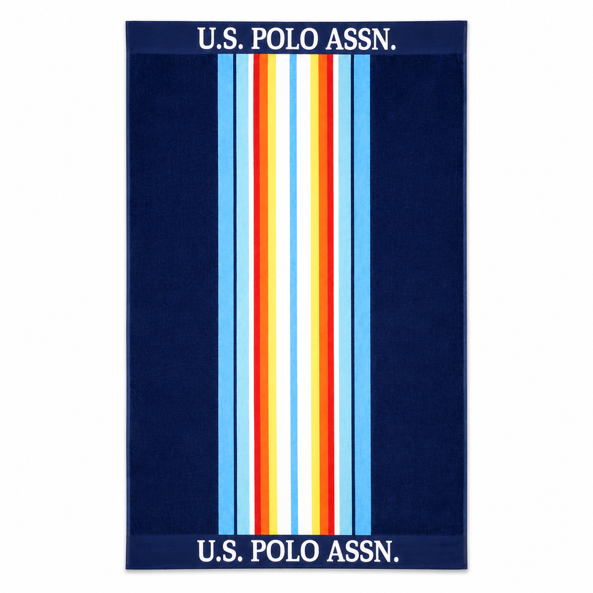 U.S. Polo Assn. Oversized Velour Beach Towel
