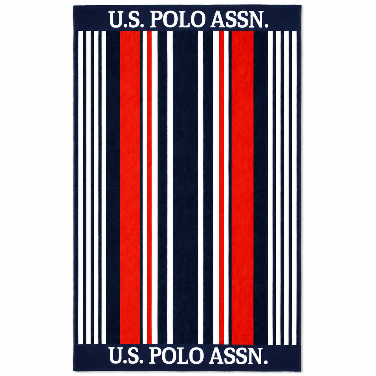 U.S. Polo Assn. Oversized Velour Beach Towel