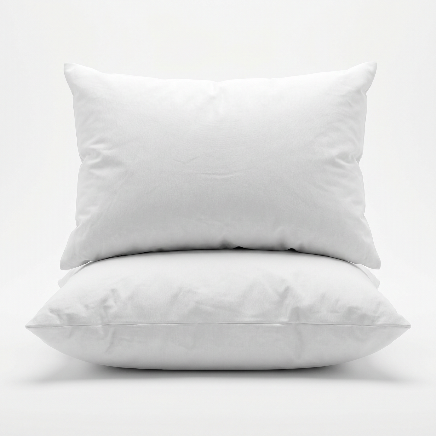 USPA Jumbo Microfiber Bed Pillow, White, Set of 2