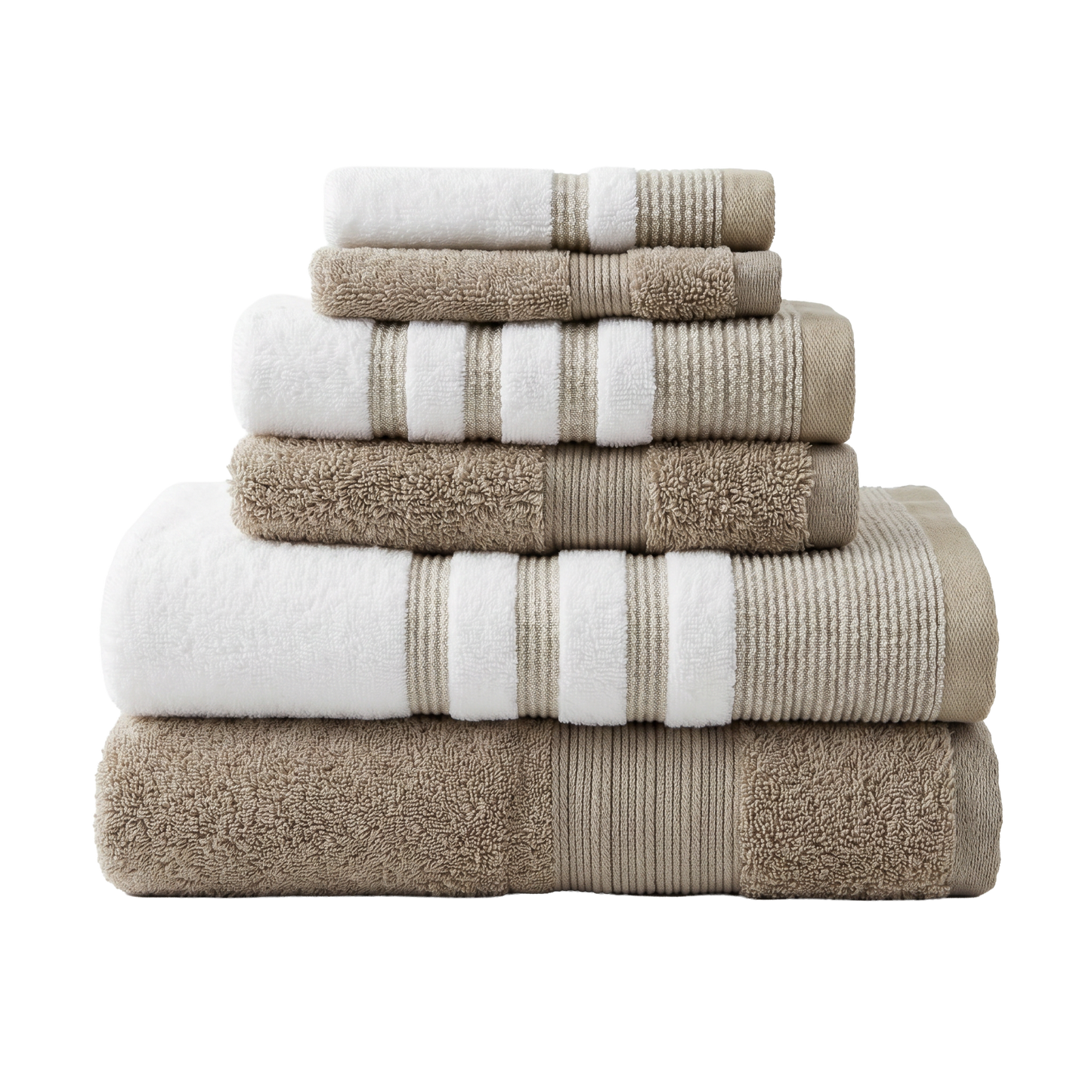 Lux Living 6-Piece Bath Towel Set