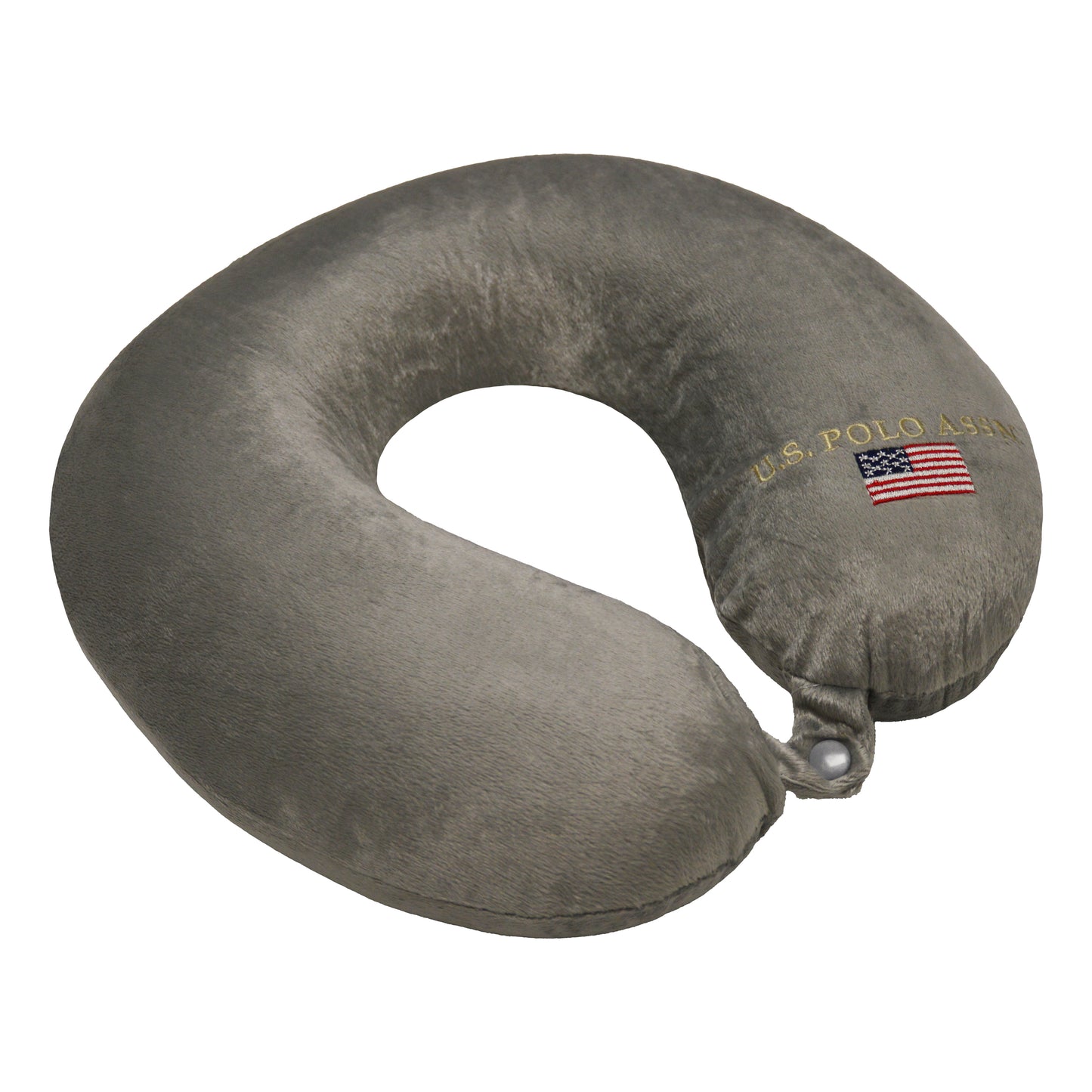 U.S. Polo Assn. Plush Memory Foam Travel Neck Pillow