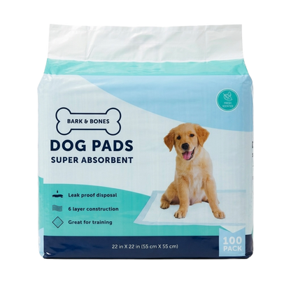 Super Absorbent Dog Training Pads, 100-Pack