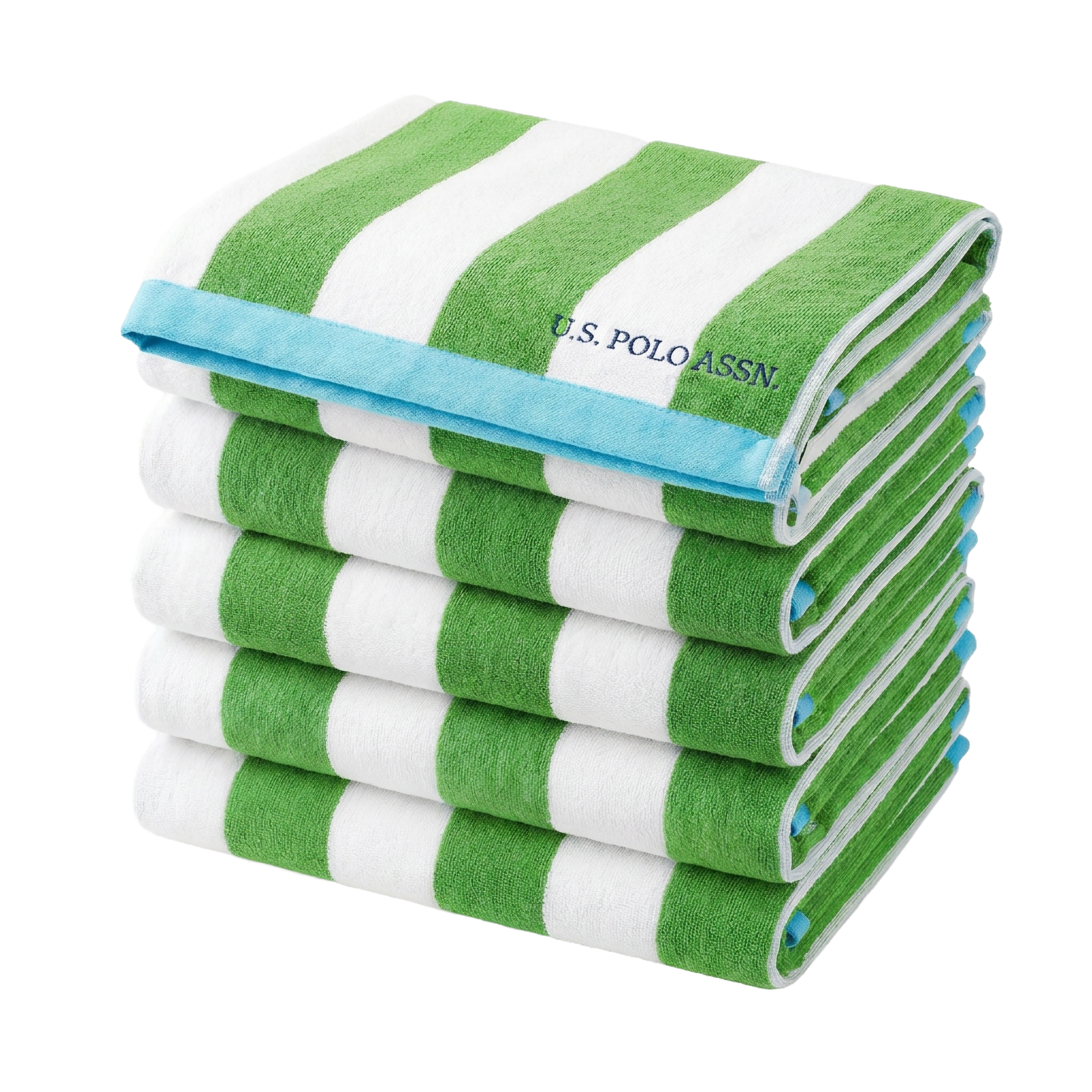 U.S. Polo Assn. Cabana Stripe Beach Towel 6-Pack