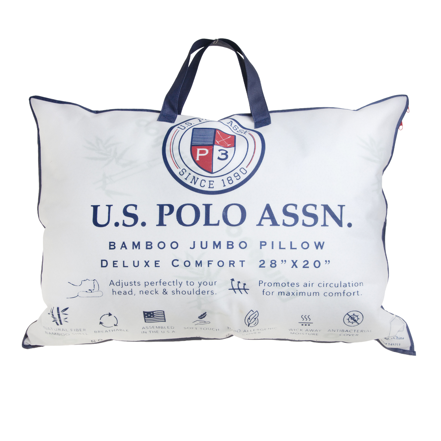U.S. Polo Assn. Jumbo Bamboo Pillow