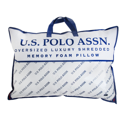 U.S. Polo Assn. Jumbo Shredded Memory Foam Pillow
