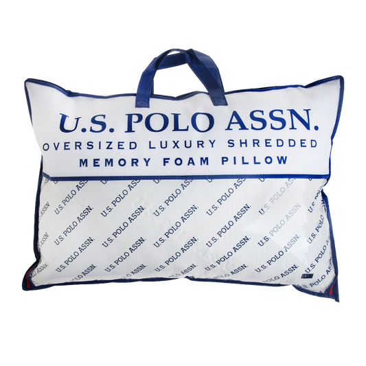 U.S. Polo Assn. Jumbo Shredded Memory Foam Pillow