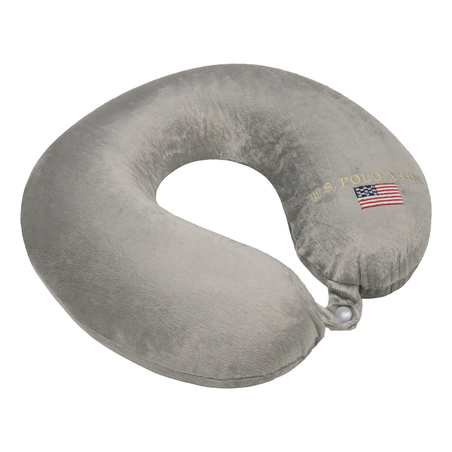 U.S. Polo Assn. Plush Memory Foam Travel Neck Pillow
