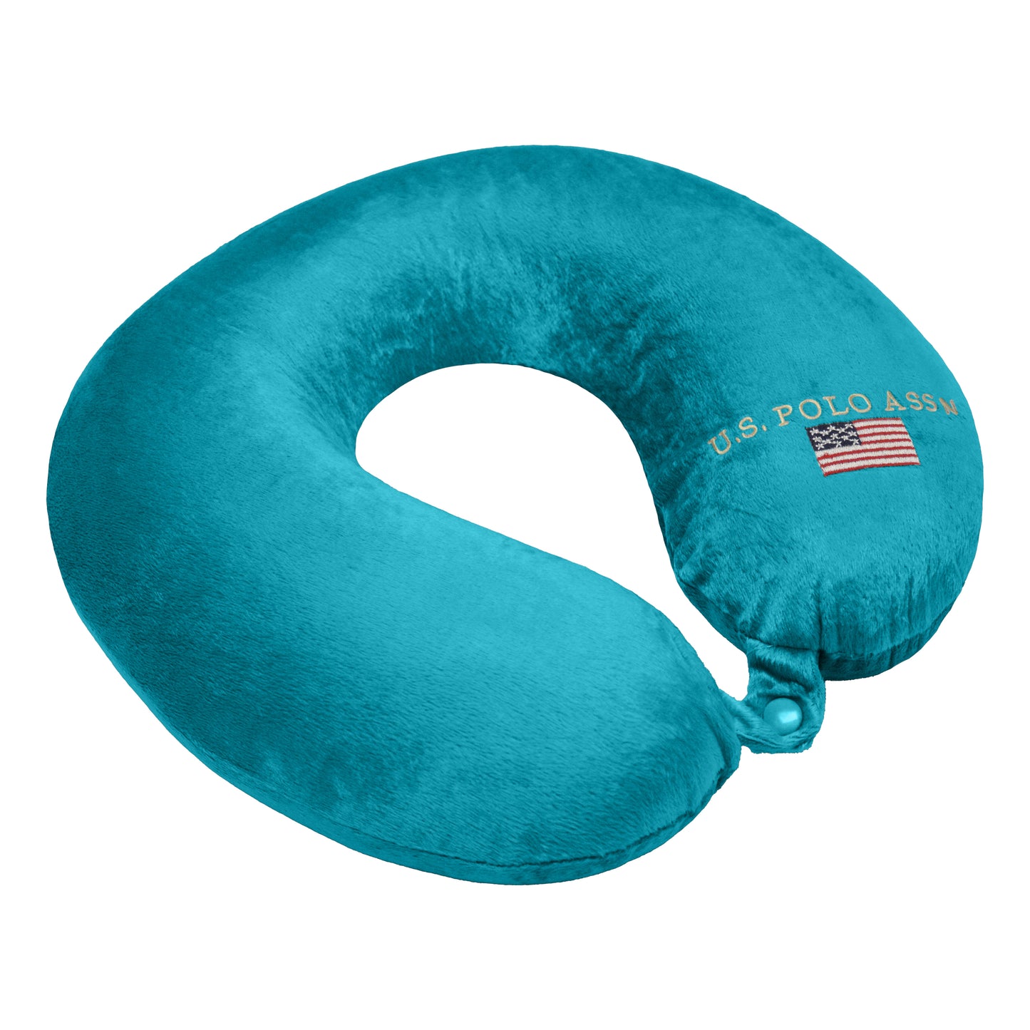 U.S. Polo Assn. Plush Memory Foam Travel Neck Pillow