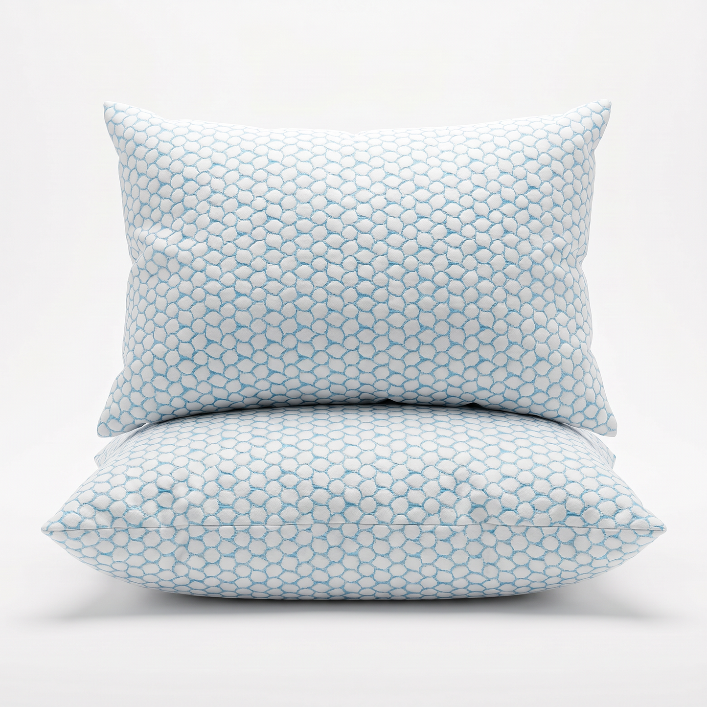 USPA Jumbo Jacquard Cooling Bed Pillow, Set of 2