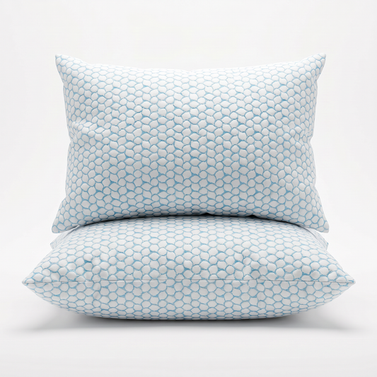 USPA Jumbo Jacquard Cooling Bed Pillow, Set of 2