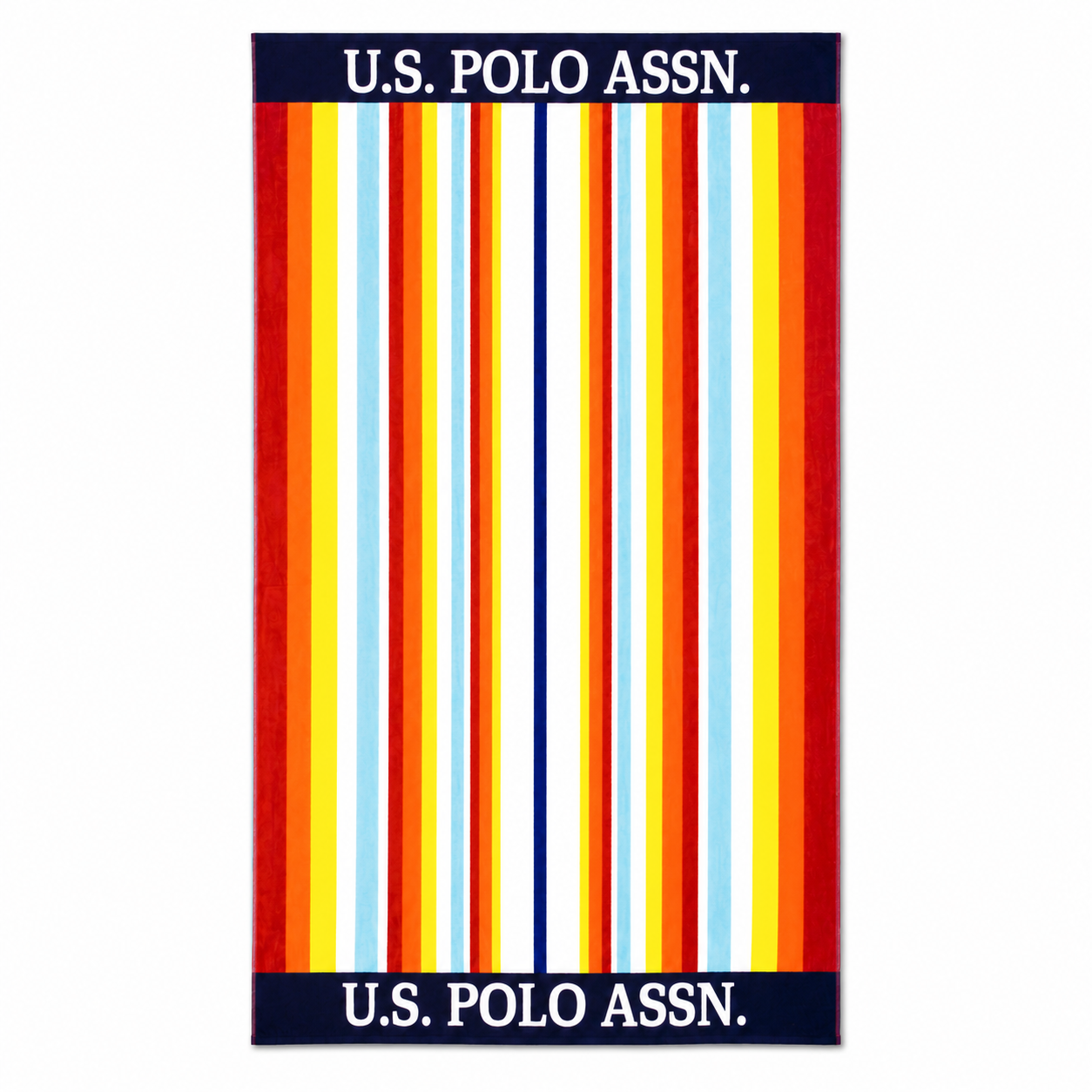 U.S. Polo Assn. Oversized Velour Beach Towel