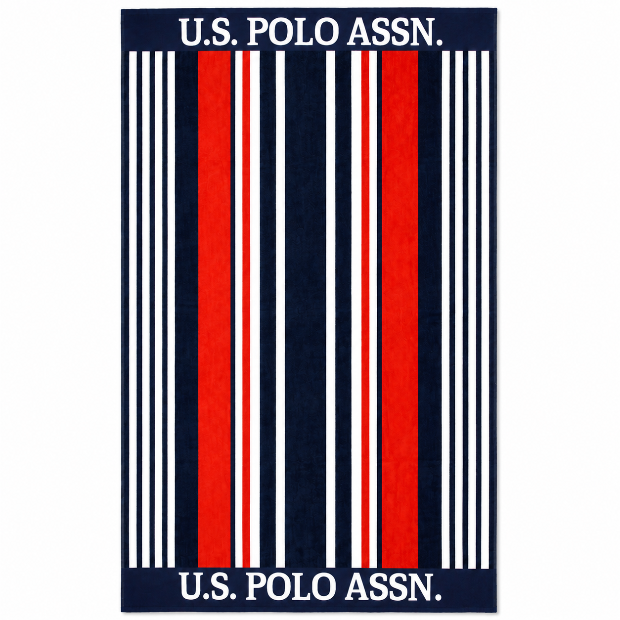 U.S. Polo Assn. Oversized Velour Beach Towel