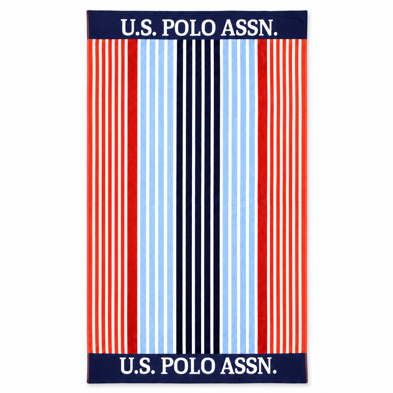 U.S. Polo Assn. Oversized Velour Beach Towel